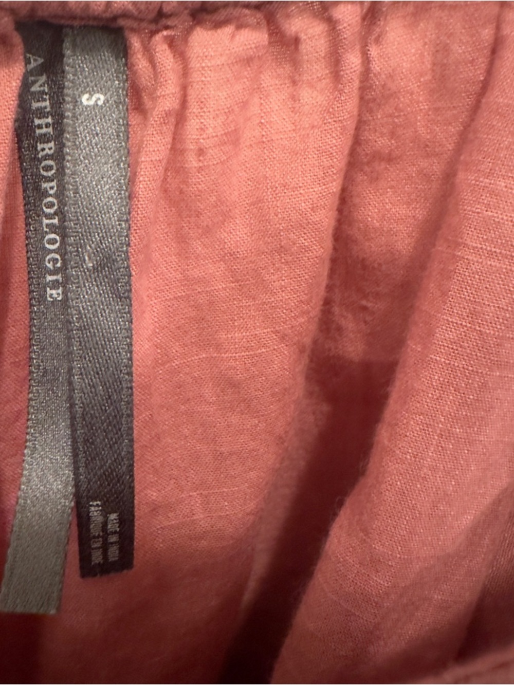 Anthropologie Mauve Tiered Mini Dress - Picture 5 of 6